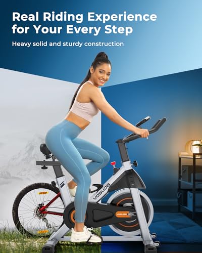 YOSUDA Indoor Cycling Bike Stationary Bike - 2023 Version-Cycle Bike with Tablet Mount & Comfortable Seat Cushion