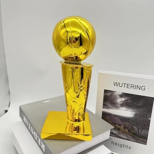 Replica Basketball Champion Larry O'Brien Trophy, Golden State Crafts Souvenir Plated Award Model Cup Fans Gift