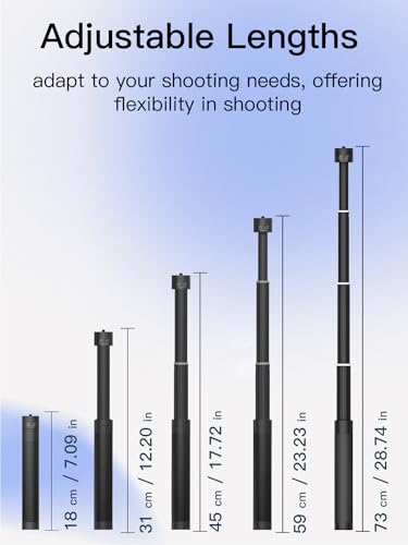 AOCHUAN 3-Axis Gimbal Stabilizer for Smartphone Smart X2 White AI & E10 Extension Rod & P02 Magnetic Fill Light