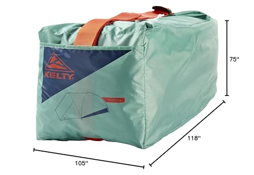 Kelty Rumpus Car Camping Tent – 4 or 6 Person Capacity, Huge Vestibule, Tall Free Standing Shelter for Tailgating, Overlanding, Camping, 2023 (6 Person)