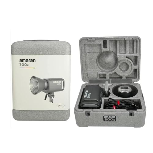 Aputure amaran 300c Point-Source RGB LED Monolight with Bowens Mount Compatibility and Integrated Controls