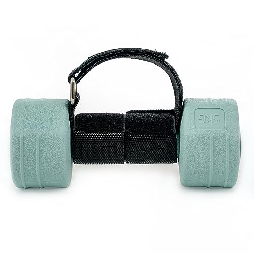 Feet Dumbbell Attachment, Tibialis Trainer Ankle Straps for Feet Weight Lifting Shin Splint, Hamstring Curls, Leg Curl Attachment at Home Gym Equipment ArmyGreen 1pc