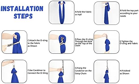 Aokitec Therapy Swing for Kids with Special Needs (Hardware Included) Snuggle Swing Cuddle Hammock Indoor Adjustable Aerial Yoga for Children with Autism, ADHD, Asperger, Sensory Integration(Blue)