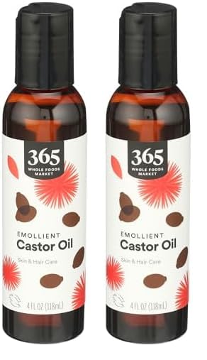 365 by Whole Foods Market, Castor Oil, 4 Fl Oz (Pack of 2)