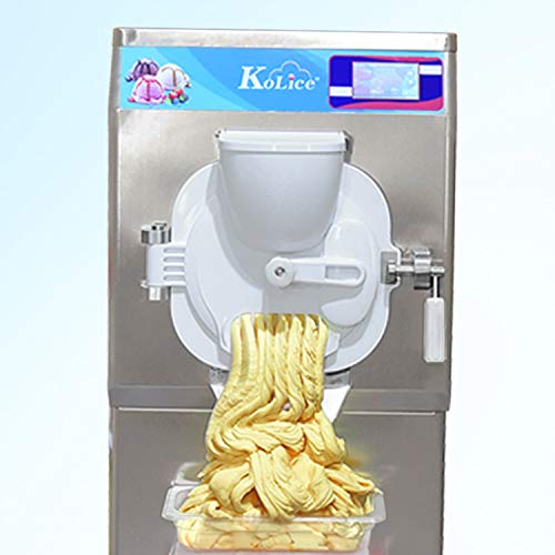 Kolice ETL Certificate Commercial Hard ice Cream Machine, Gelato Hard ice Cream Making Machine, Hard ice Cream Maker, Batch Freezer-Italy Designed Extra Strong Door, 9-11 gal per Hour