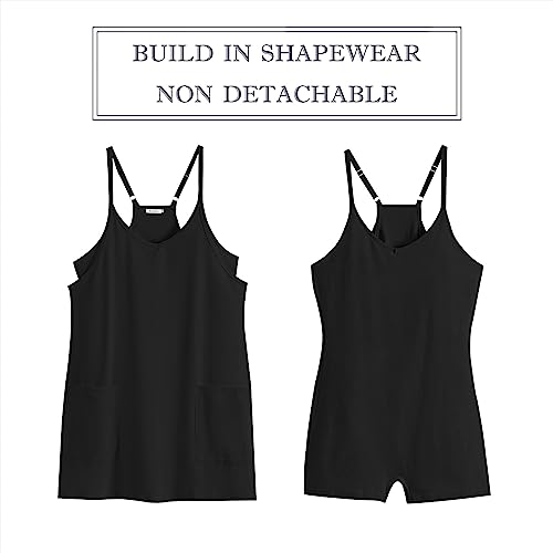 ANRABESS Women Summer Mini Romper Dress Workout Tennis Active Sports Athleisure Outfits built in Shorts Trendy Vacation Light Purple Small