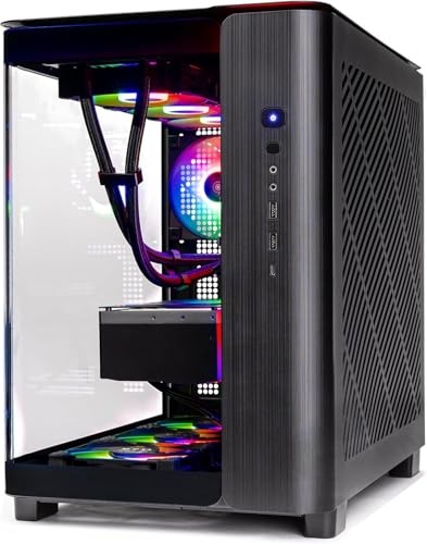Skytech King 95 Gaming PC Desktop, Ryzen 9 9900X 4.4 GHz (5.6GHz Turbo Boost), NVIDIA RTX 5070 12GB GDDR7, 1TB Gen4 NVMe SSD, 32GB DDR5 RAM 6000 RGB, 850W Gold PSU, 360mm ARGB AIO, Wi-Fi, Win 11