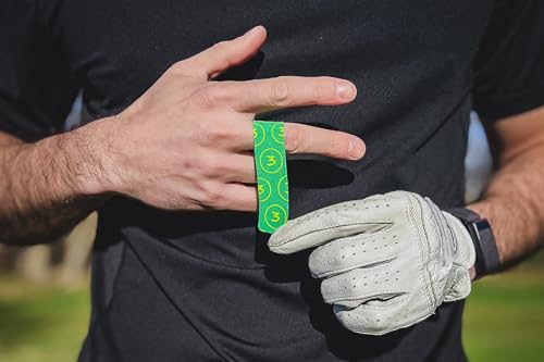 GIR Golf Tape - Golf Blister Tape - 2 Pack for Protection Against Blisters & Hot Spots on Hands & Fingers, Flexible, Waterproof, Pre-Cut Golf Finger Tape, Sports Athletic Tape, 4 Way Stretch