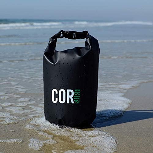 COR Surf Floating Waterproof Dry Bag 3L | 5L |10L | 15L Roll Top Sack Keeps Gear Dry for Kayaking, Rafting, Boating, Swimming, Camping, Hiking, Beach, Fishing