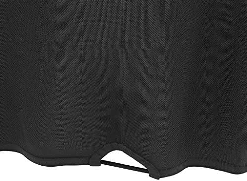 Amazon Basics Gas Grill Barbecue Cover for Outdoor, Waterproof, Anti-UV, Durable Heavy Duty, 60 inch, Medium, Black