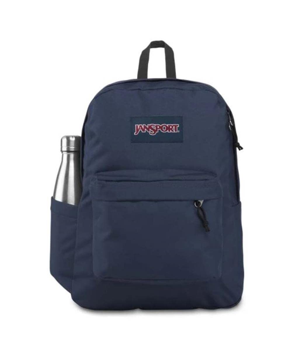 JanSport SuperBreak Backpack - Durable, Lightweight Premium Backpack - Navy