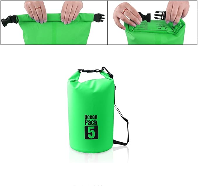 Dry Sack/Floating Waterproof Bag 2L/5L/10L/20L/30L for Boating, Kayaking, Hiking, Snowboarding, Camping, Rafting, Fishing and Backpacking