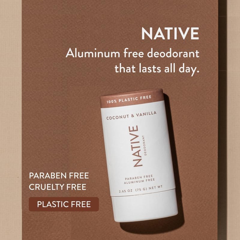 Native Deodorant Contains Naturally Derived Ingredients, 72 Hour Odor Control | Deodorant for Women and Men, Aluminum Free with Baking Soda, Coconut Oil and Shea Butter | Classics Pack of 3