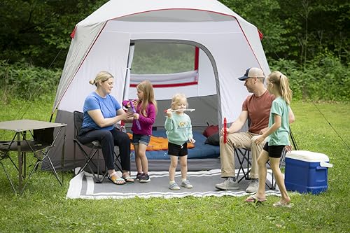 ALPS Mountaineering Camp Creek 4 Person Tent - Gray/Red
