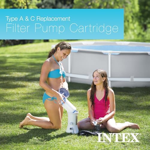 (Pack of 6) Intex 29000E/59900E Easy Set Pool Replacement Type A or C Filter Cartridge