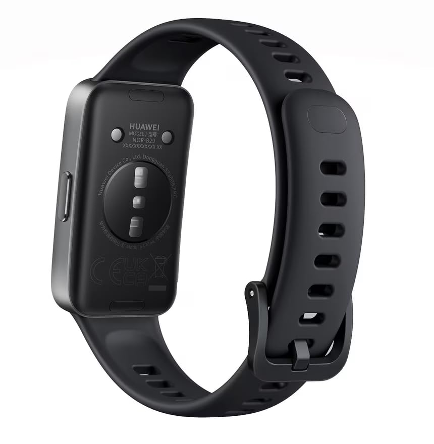 HUAWEI Band 10 Smartwatch Aluminum Alloy Case up to 14 Days Battery Life iOS Android Average Sleep HRV and Sleep Insights with an AI-Powered Fitness Monitoring Tracker Sleep Breathing (Matte Black)