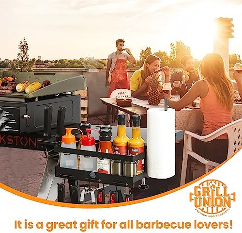 Blackstone Caddy, Grill Griddle Caddy for 28"/36" Griddles, Space Saving Blackstone Griddle Caddy,BBQ Accessories Caddy Organizer Box