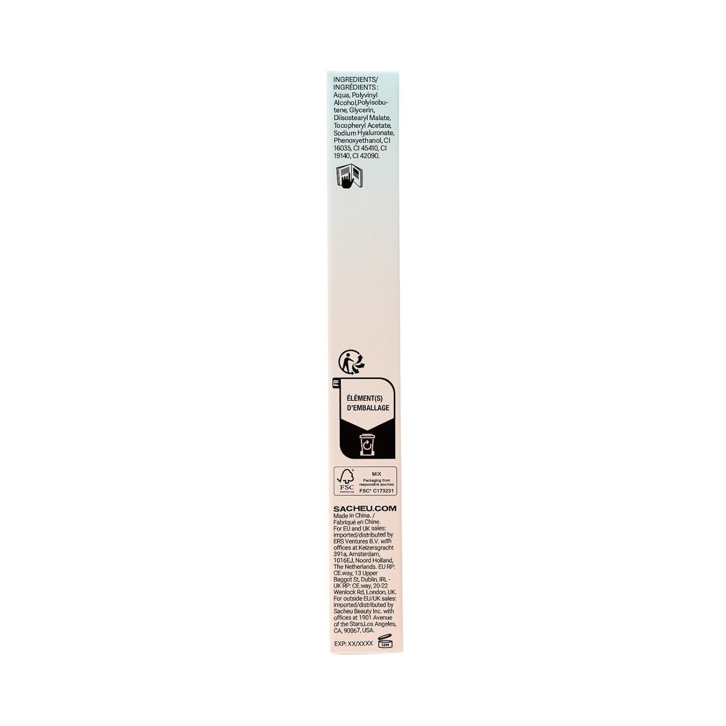 Sacheu Lip Liner Stay-N - Peel Off Lip Stain. Long Lasting Matte Lip Tattoo, Transfer Proof Lipstain Infused with Hyaluronic Acid & Vitamin E, for All Skin Types. Vegan and Cruelty-Free, PLUMped