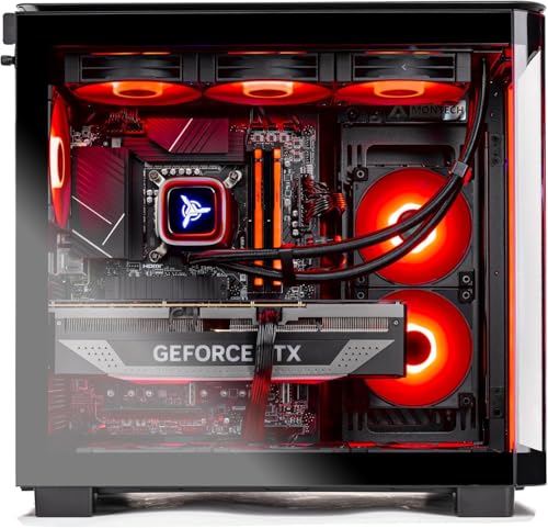 Skytech King 95 Gaming PC Desktop, Ryzen 7 9800X3D 4.7 GHz (5.2 GHz Turbo Boost), NVIDIA RTX 5070 12GB GDDR7, 1TB Gen4 SSD, 32GB DDR5 RAM 6000 RGB, 850W Gold PSU, 360mm ARGB AIO, Wi-Fi, Win 11 Home