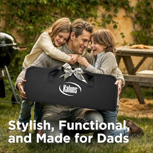 Kaluns BBQ Accessories, Complete Grill Set Grilling Gifts for Men Dad, 40 Pcs Premium Heavy Duty Stainless Steel Barbecue Grill Accessories for Outdoor Grill for Men Dad