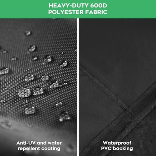 30-inch Waterproof Smoker Cover fits for Masterbuilt/East Oak and Most 30-inch Vertical Smoker Models with or Without Legs, Foldable Skirt,25.5"x 25.5" x 41.5",Heavy Duty 600D Polyester