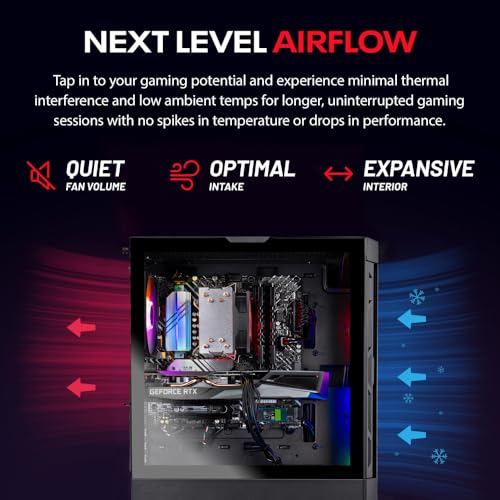 Skytech Blaze4 Mini Gaming PC Desktop, Ryzen 7 5700 3.7 GHz (4.6GHz Turbo Boost), NVIDIA RTX 4060 8GB GDDR6X, 1TB SSD, 16GB DDR4 RAM 3200, 650W Gold PSU, Wi-Fi, Win 11 Home