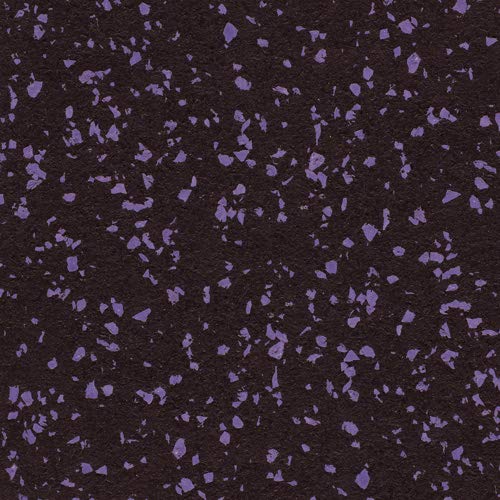American Floor Mats 3/8in (9mm) Thick 10% Dark Purple 4' x 3' Heavy Duty Rubber Rolls, Protective Exercise Mats, Home Gym Rubber Flooring