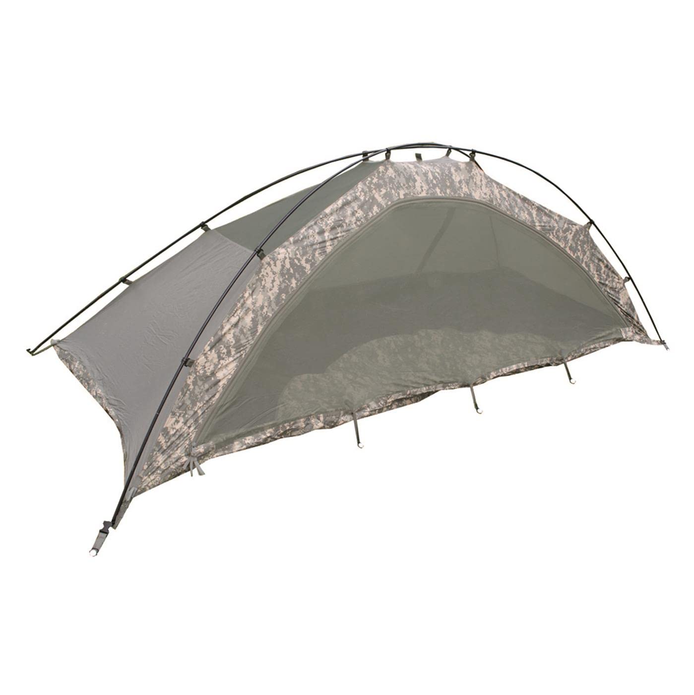 Surplus U.S. Military Improved Combat Shelter Tent, 1 Person, Used ACU