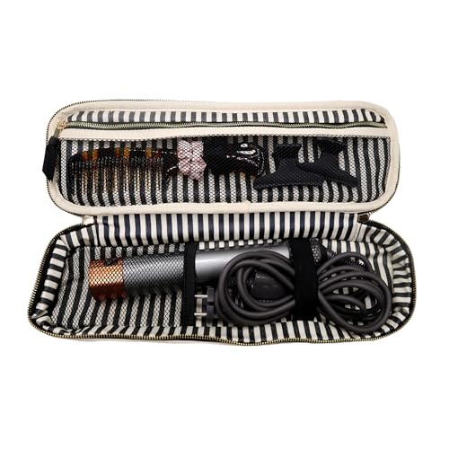 Bag-all Hair Tools Travel Bag | Curling Iron Travel Case Heat Resistant | Traveling Case for Grooming Supplies | Hair Straightener Pouch for Hot Tools for Women | Black