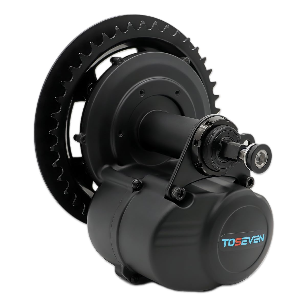 TOSEVEN DM02 Ebike Motor Kit 48V 500W Mid Drive Motor Electric Bicycle Brushless Torque Sensor DIY Conversion Kit for 68/73mm Bottom Bracket Bike