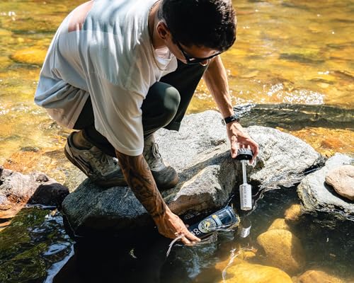 Epic Water Filters Nalgene OG Sustain Tritan USA Made Water Bottle and 75 Gallon Filter - Removes 99.99% of Water Impurities, 48oz, Tom Asta Special Edition