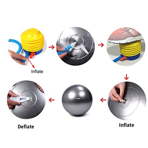 Wekin Physio Roll Therapy Fitness Excercise Peanut Ball for Balance, Labor Birthing, Muscle Tension, Back Pain Relief, Coordinate Development, Dog Training, Home Exercise & Yoga Programme Medium
