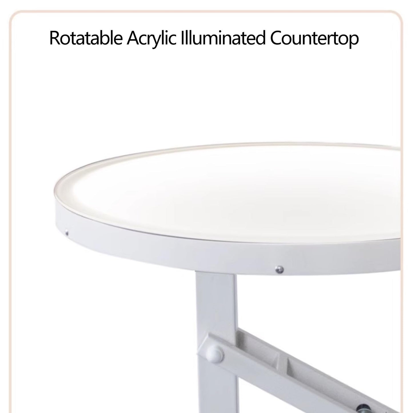 360°Rotation Dog Grooming Hammock Pneumatic Lift Dog Grooming Table, Height Adjustable 68-90cm, Illuminated Table Top with Non Slip Feet for Pet Grooming