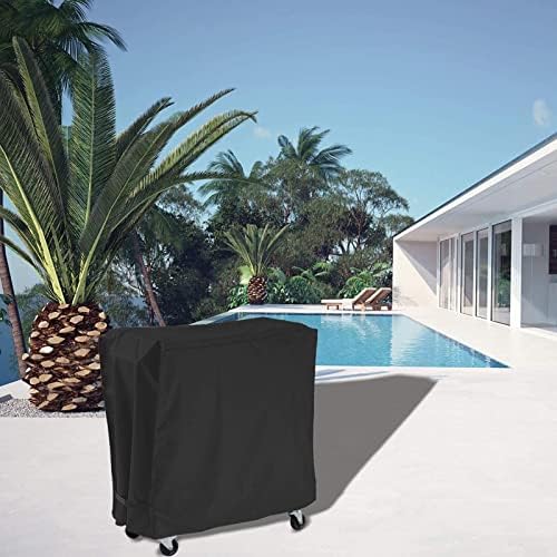 AKEfit Patio Cooler Cart Cover,Waterproof Ice Chest Cart Cover Fits 65-80 Quart Patio Party Ice Chest Rolling Cooler