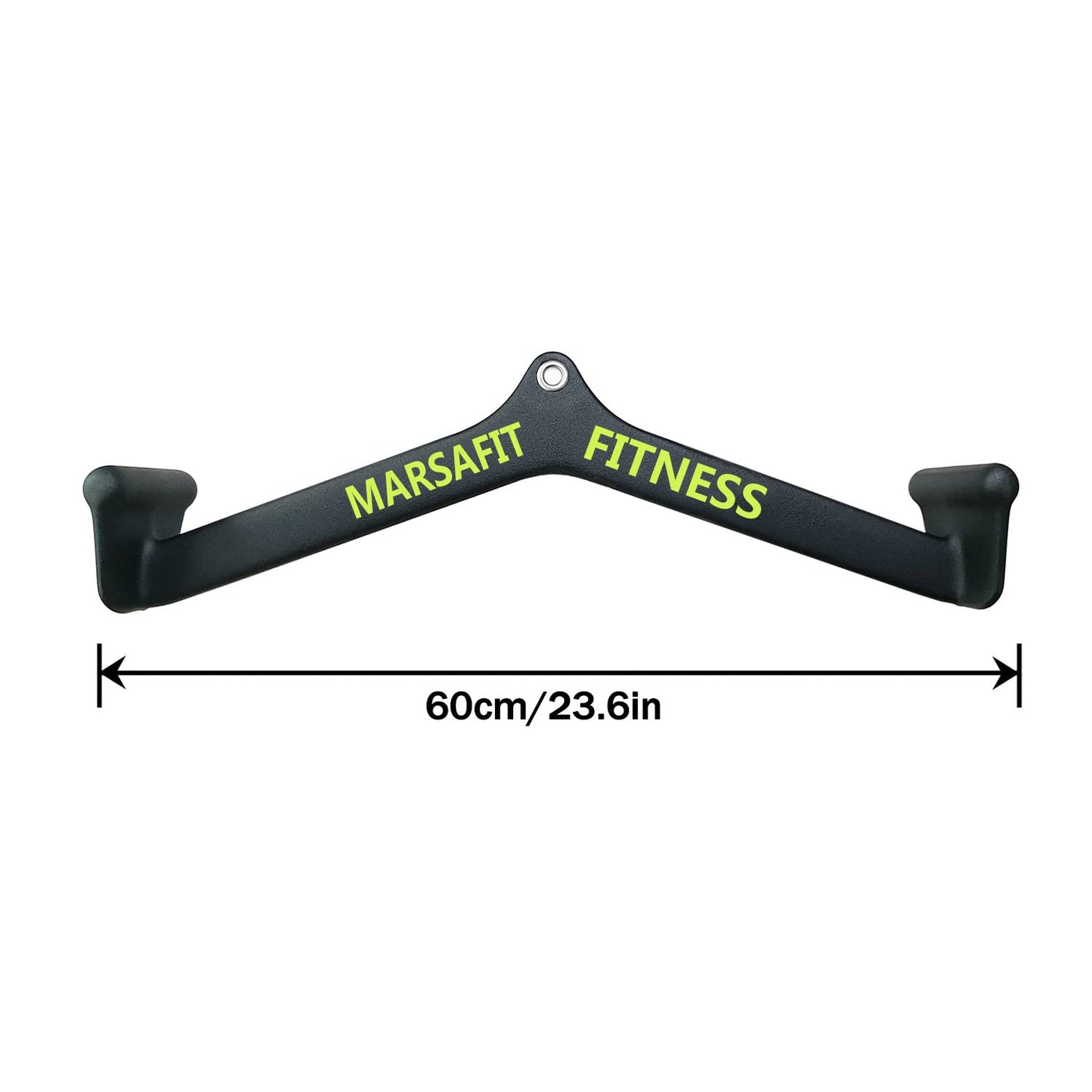 Home Gym Fitness Rowing T-bar V-bar Pulley Cable Machine Attachments, Bicep Curl Tricep Lat pulldown Bar Back Strength Training Handle Grips Lat Pull Down Bar Press Down Exercises (Length 22")