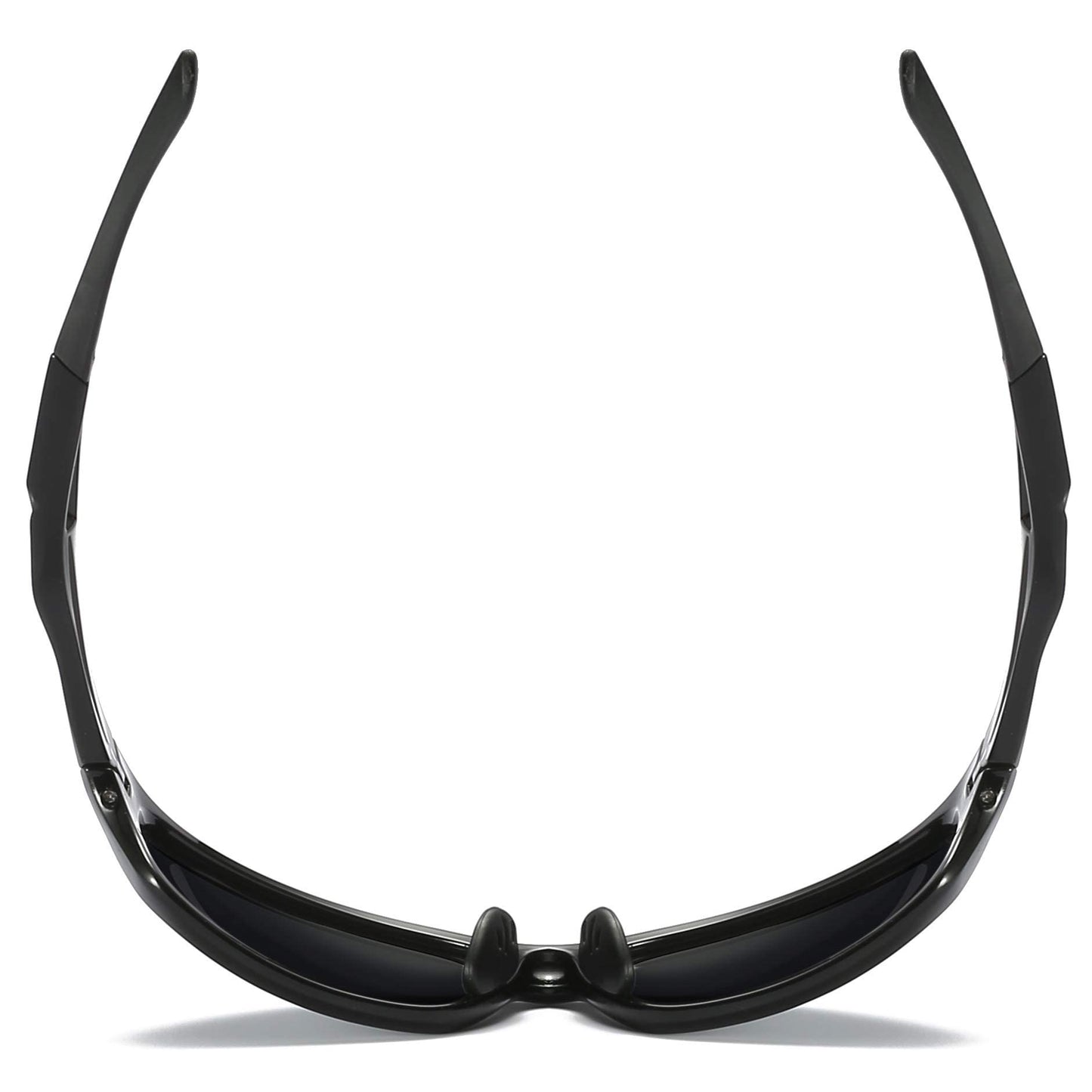Joopin Polarized Sport Sunglasses Lightweight Wrap Around Driving Sun Glasses UV Protection Black Shades for Men Women Shady Rays