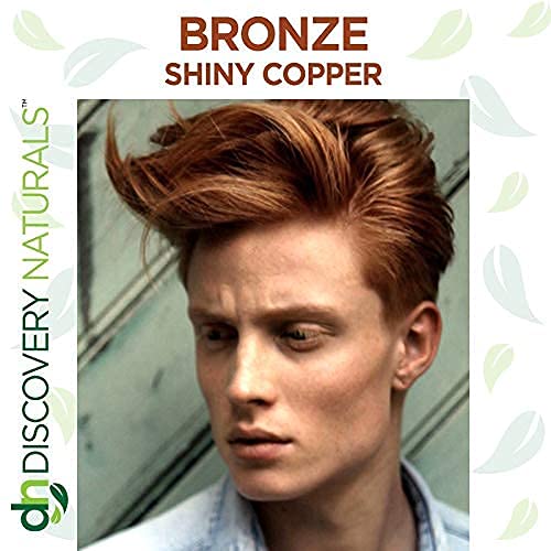 Red Henna Hair Color For All Kit | 100% All Natural Hair Dye & Beard Dye Powder (Bronze Shiny Copper) Organic, Herbal & Vegan Chemical & Cruelty Free Permanent Gray Coverage & Tinting