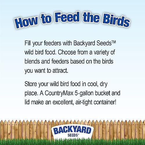 Backyard Seeds Thistle Bird Seed for Finches 50 Pounds