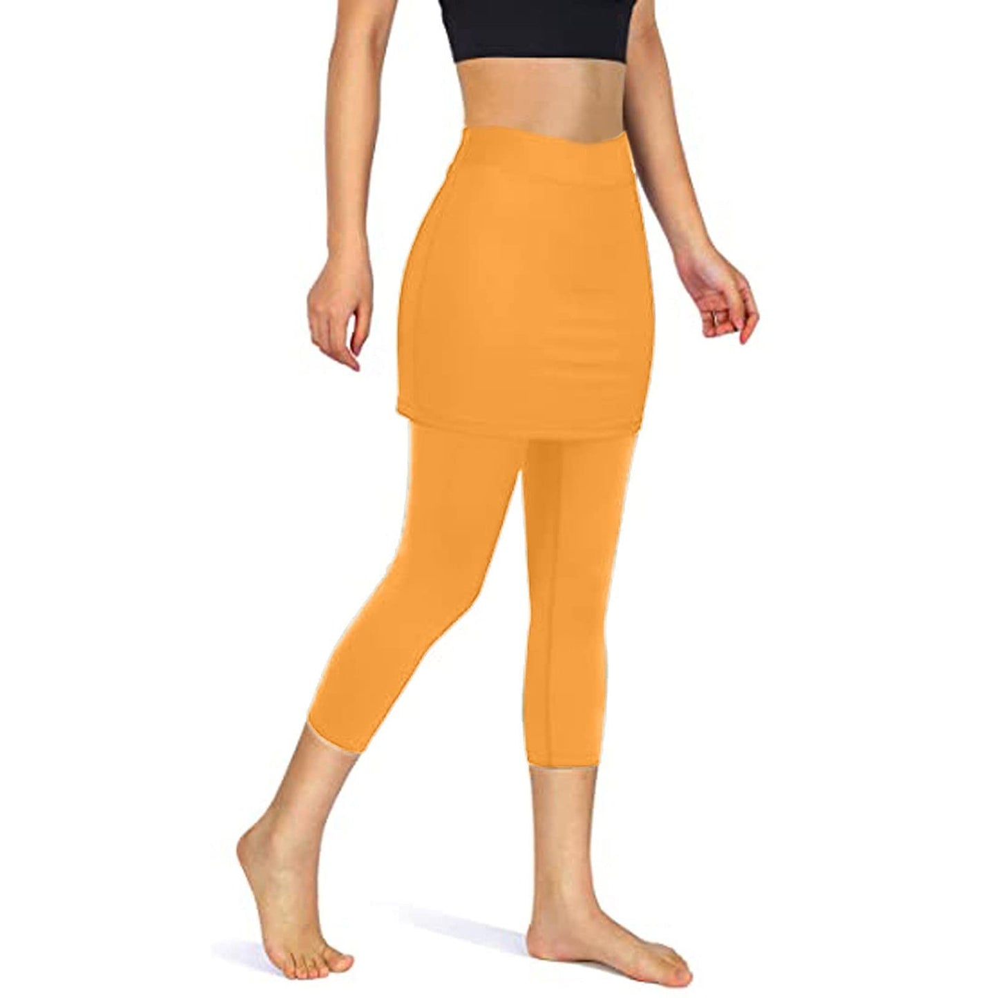 Aniywn Women's Leggings Skirt, Skirted Leggings, Active Skirt with Pockets, Tennis Pants Sports Fitness Culottes…