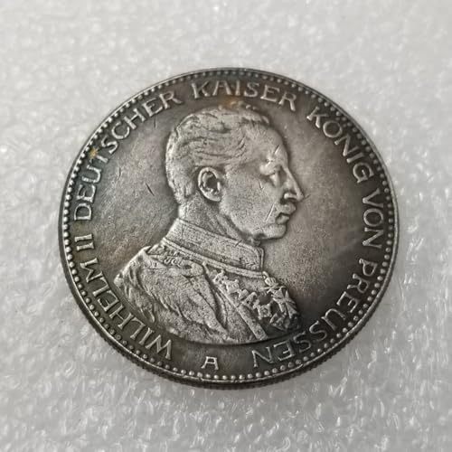 Antique German Coins, German Imperial Eagle Coins Collection, Germany Imperial Mark Vintage Ancient Coin, Lucky Feng Shui Coin, Explore History Culture (1914)