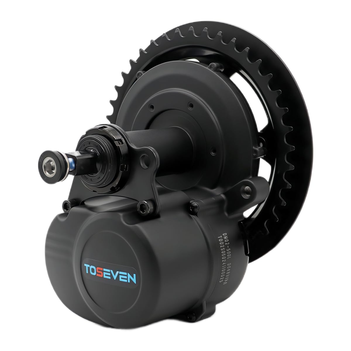 TOSEVEN DM02 Ebike Motor Kit 48V 500W Mid Drive Motor Electric Bicycle Brushless Torque Sensor DIY Conversion Kit for 68/73mm Bottom Bracket Bike