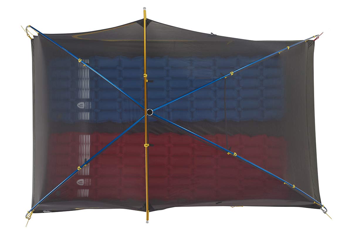 Sierra Designs Meteor Lite, Freestanding Lightweight Backpacking & Camping Tent with 2 Doors/Vestibules, Stargazer Rain Fly, Aluminum Poles (2-Person)