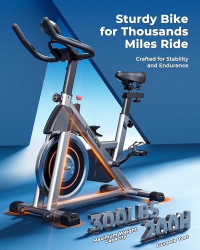 YOSUDA Indoor Cycling Bike Stationary Bike - 2023 Version-Cycle Bike with Tablet Mount & Comfortable Seat Cushion
