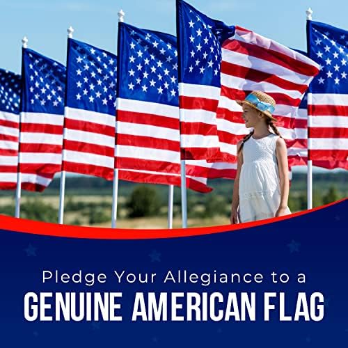 American Flags for Outside 5X8 American Flag 100% Made in USA -Heavy Duty Flags Outdoor with Embroidered Stars and Sewn Stripes 5x8 US Flag for High Wind- All Weather Flags