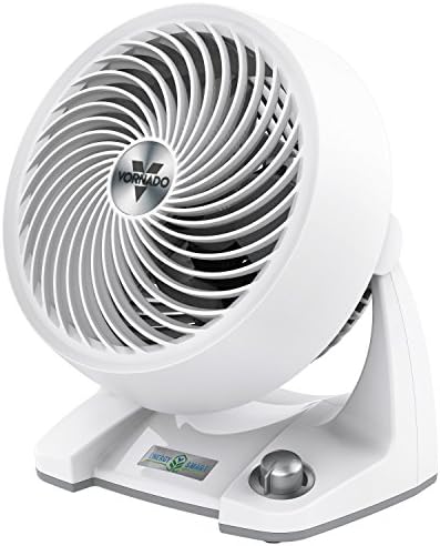 Vornado 533DC Energy Smart Small Air Circulator Fan with Variable Speed Control, White