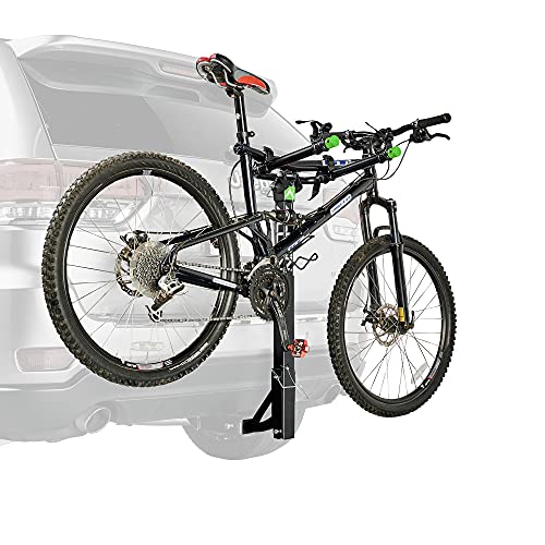 Allen Sports Deluxe Locking Quick Release 2-Bike Carrier for 2 Inch & 1 4 in. Hitch, Model 522QR , Black