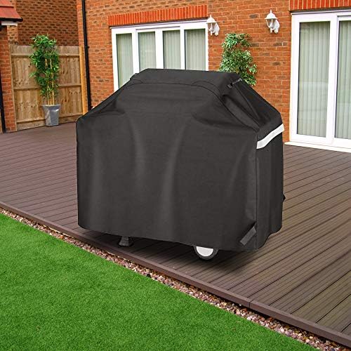 Utheer 60 Inch Grill Cover for Nexgrill 720-0830H 720-0888S 720-0888N 3, 4, 5 Burners Gas Grills, Dyna Glo DGF493PNP-D, for Weber Brinkmann CharBroil Jenn Air and more, Heavy Duty Waterproof