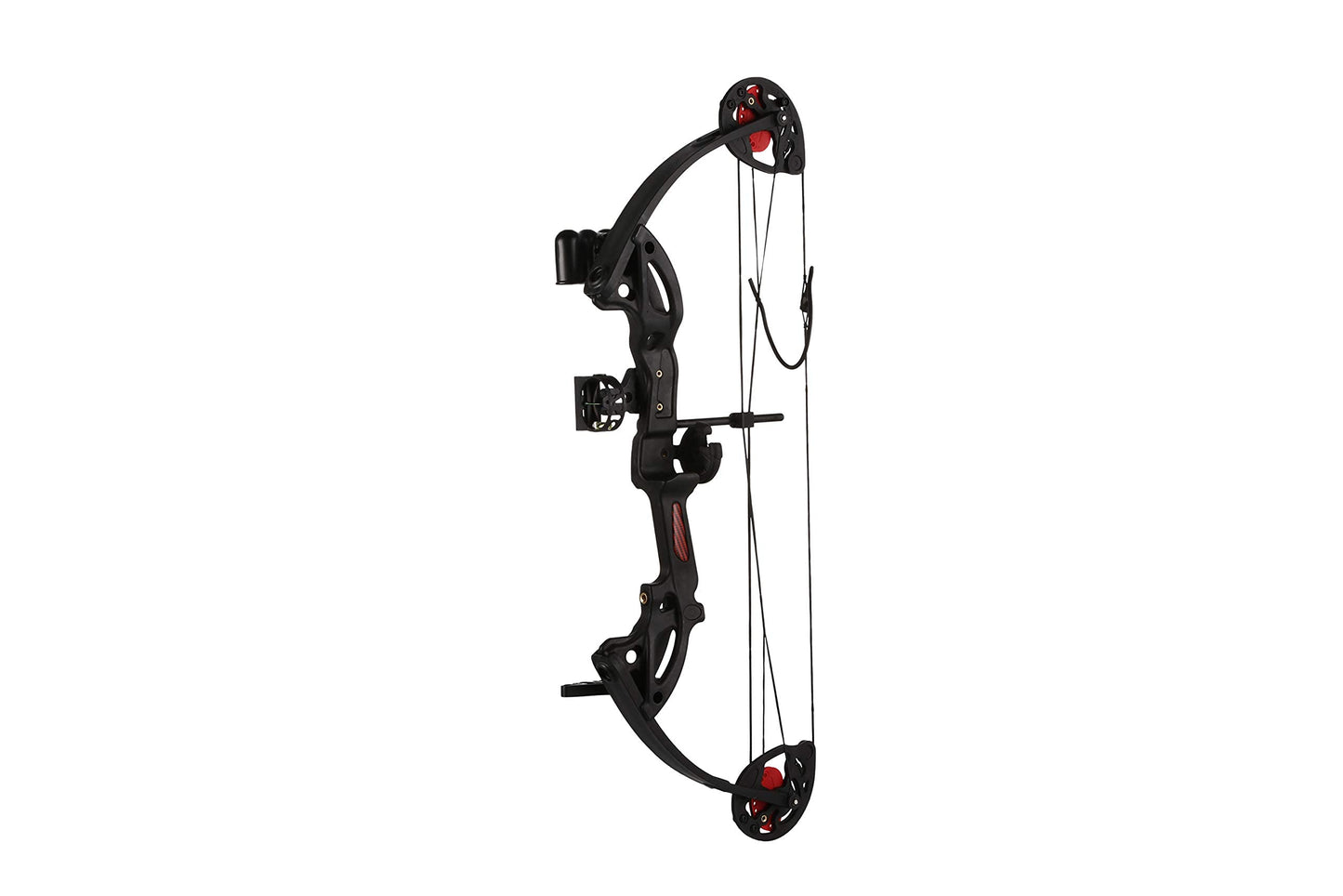 PANDARUS Compound Bow Archery for Youth and Beginner, Right/Left Handed,19”-28” Draw Length,15-29 Lbs Draw Weight, 260 fps, Package with Archery Hunting Equipment Carry Case(Black Right Handed Pro)