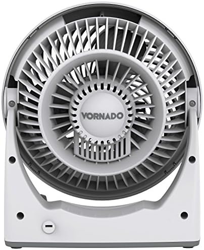 Vornado 533DC Energy Smart Small Air Circulator Fan with Variable Speed Control, White