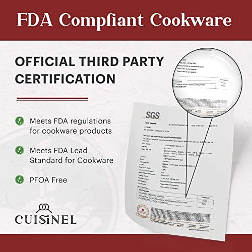 Cuisinel Cast Iron Griddle/Grill + Scraper/Cleaner - Reversible Pre-Seasoned 16.75" X 9.5"-inch Dual Handle Flat Skillet and Griller Pan - Works Indoor/Outdoor, Stove Burner, Gas, Fire